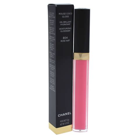 chanel gloss rose naif|Chanel rouge coco gloss.